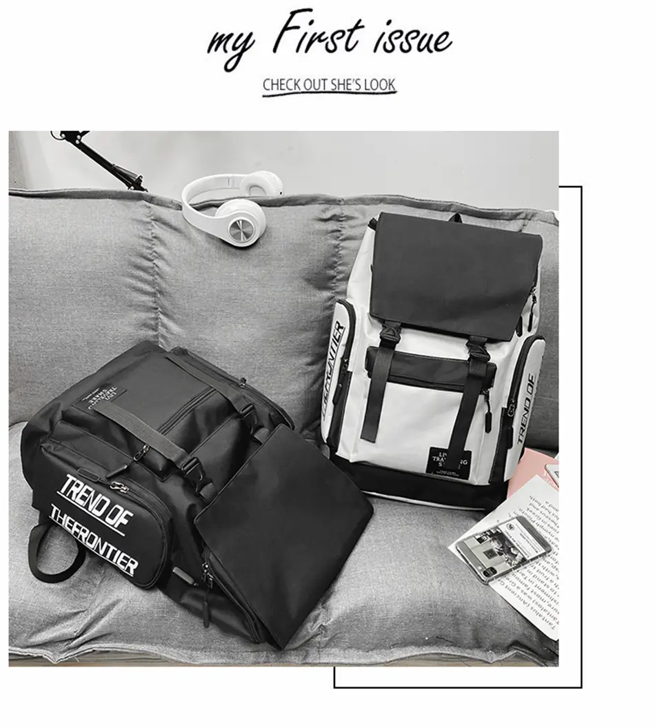 Рюкзак міський 669 чорний, 25 л - Зображення 6