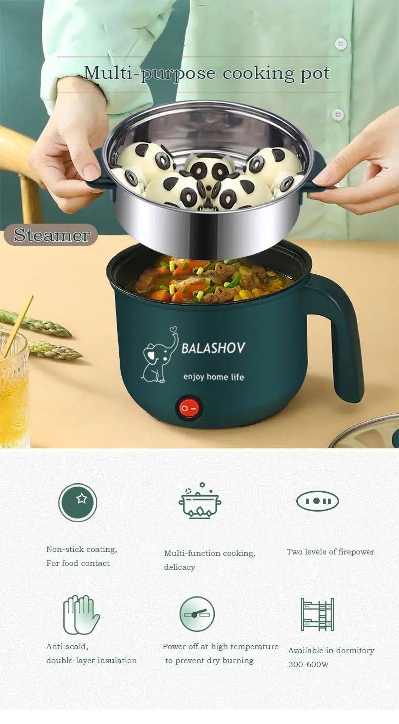 Електрокаструля скороварка-рисоварка Balashov 1.5 л - Зображення 4