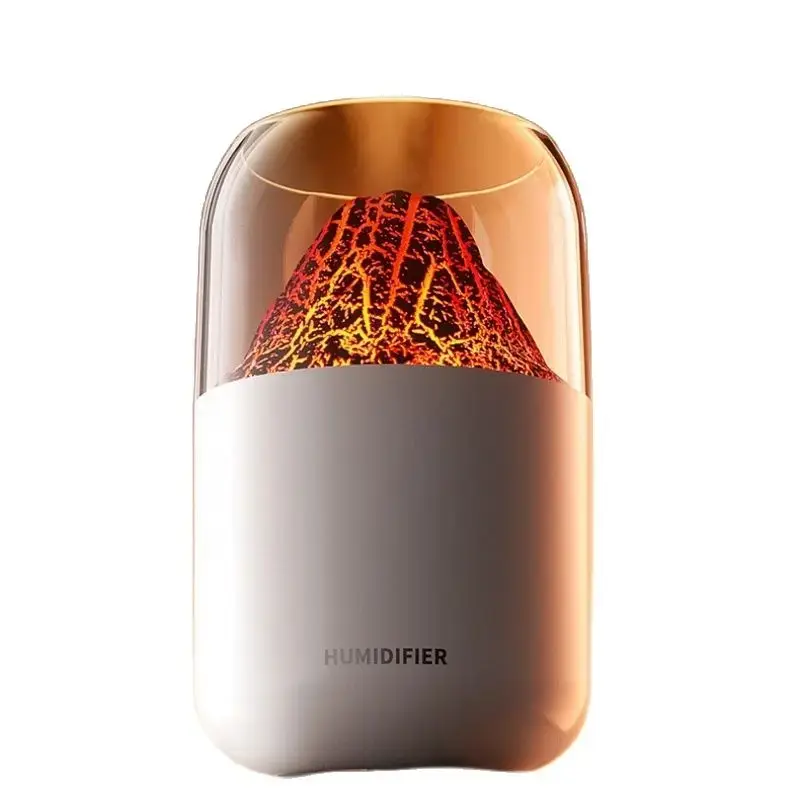 Нічний світильник-зволожувач JSQ-2, аромадіфузор, дизайн "вулкан" - Зображення 2