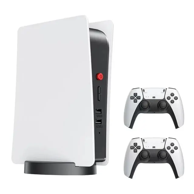 Ігрова приставка Бездротова телевізійна ігрова консоль HappyJoe White M5, 64 ГБ, 15000+ ігор, підтримка PS1/MAME/GBA - Зображення 2