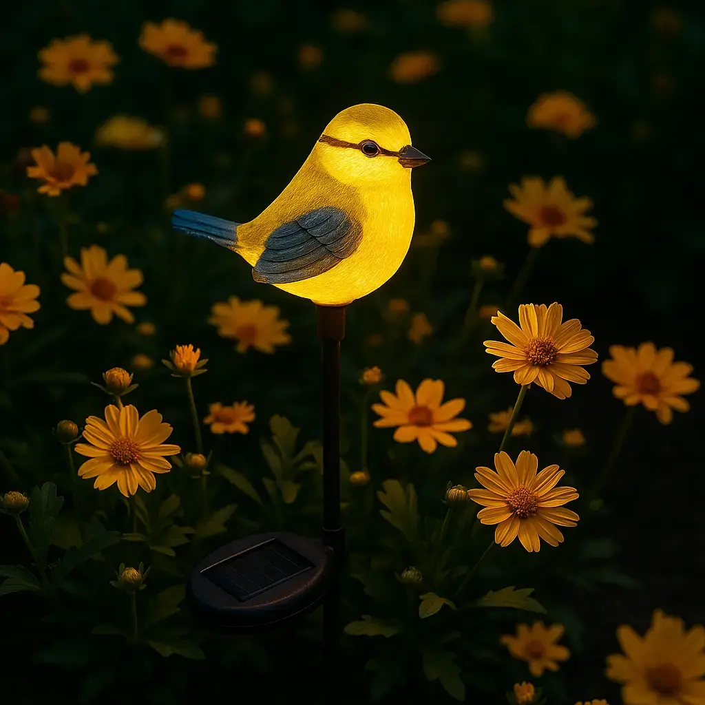Садовий світильник на сонячній батареї 1шт, Птах / Декоративний ліхтар / Вуличний світильник на акумуляторі - Зображення 7