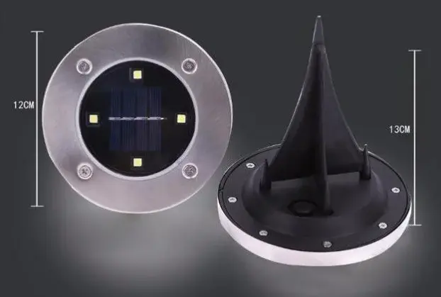 Садовий вуличний світлодіодний ліхтар-підсвічування на сонячній батареї Solar Pathway Lights - Зображення 7