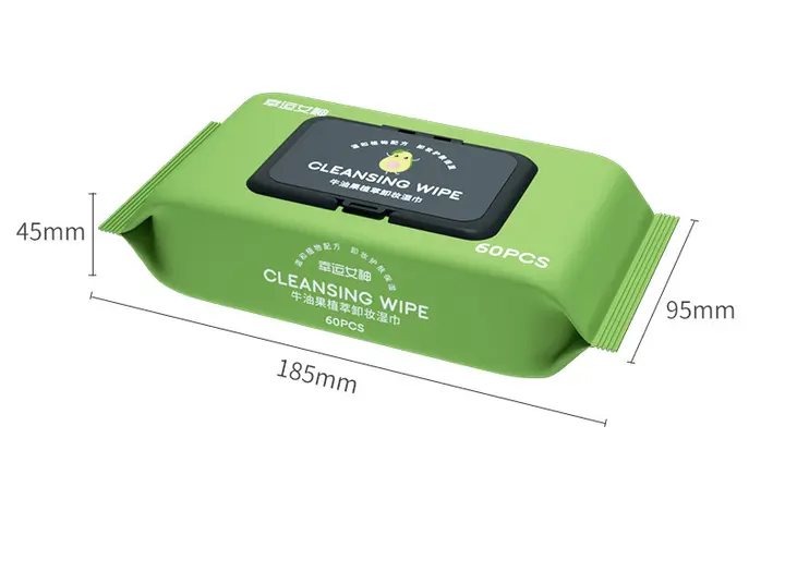 Серветки для зняття макіяжу Disposable Makeup Remover Wipes з екстрактом авокадо 60 шт - Зображення 4