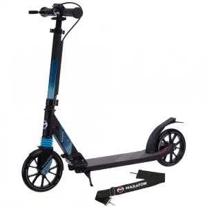 Самокат чорний Maraton Delta
