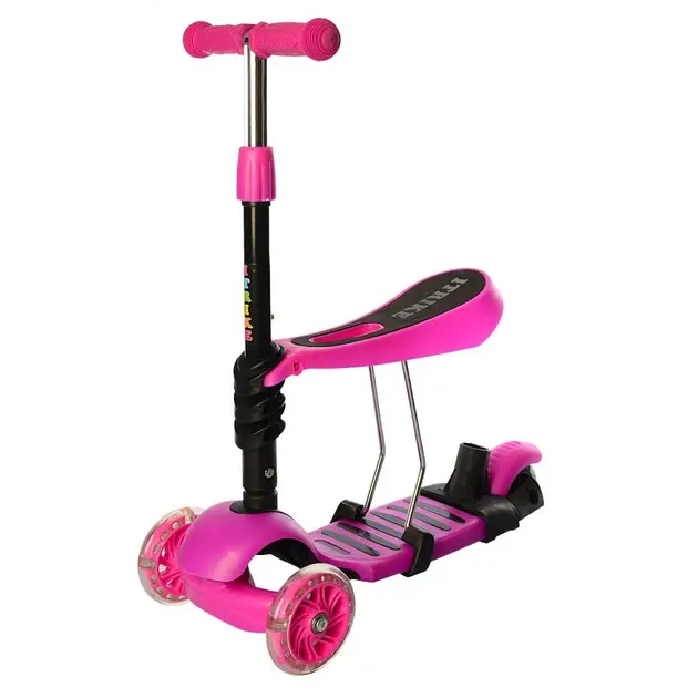 Дитячий самокат з сидінням Best Scooter 3в1 зелений - Зображення 4