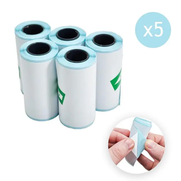 Самоклеючий термопапір 5 шт в наборі для міні принтера та дитячих фотоапаратів - Зображення 2