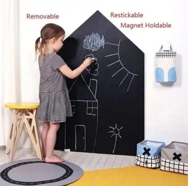 Самоклеюча плівка для малювання крейдою Black Board Sticker - Зображення 3