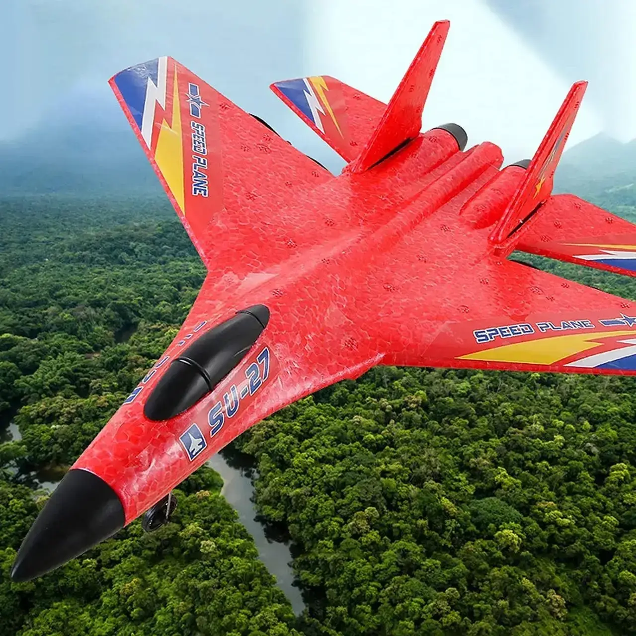 Літак на радіокеруванні модель винищувач СУ-27 EPP Crashworthiness 2.4 Ghz, Радіокерований літак - Зображення 4