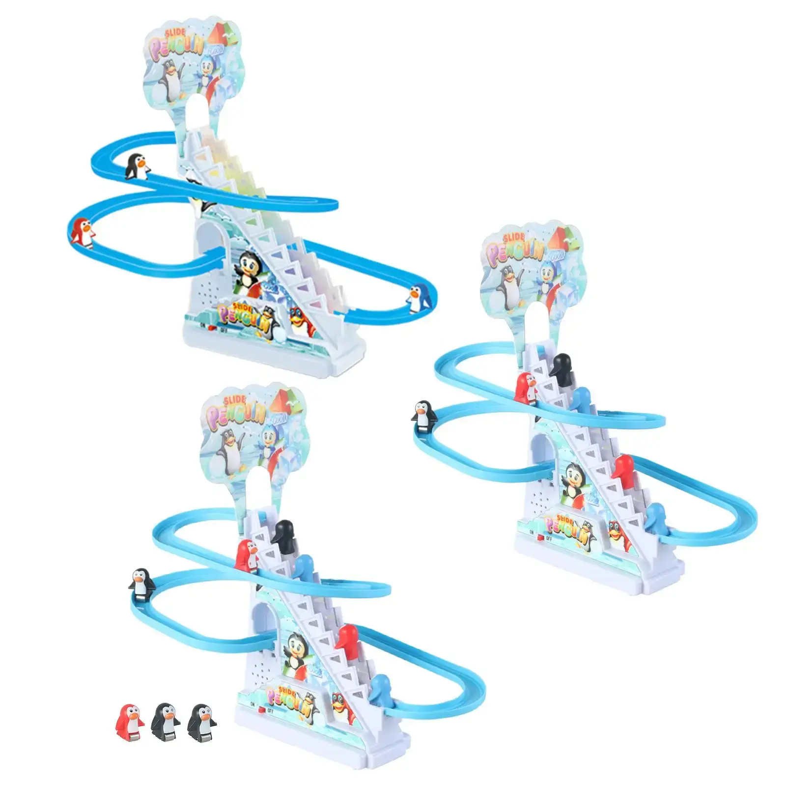 Музична іграшка-трек пінгвіни на гірці 3311 "Happy Penguin" - Зображення 3