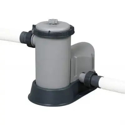 Сімейний овальний каркасний басейн Bestway 56716 549х274х122 см з фільтром та сходами на 13420 л - Зображення 8