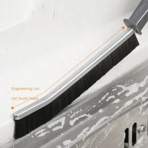 Щітка щілинна для прибирання вузьких та важкодоступних місць, плиткових швів, жалюзі, універсальна - Зображення 5