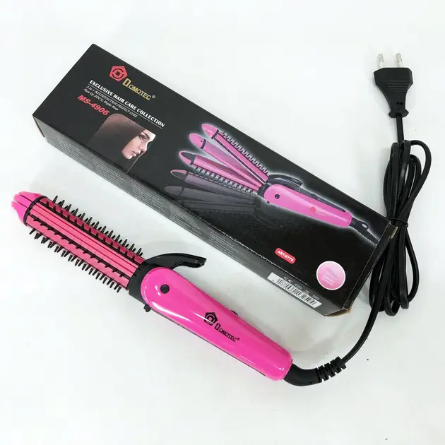 Щипці для вирівнювання, гофре, локони, гребінець з покриттям DOMOTEC MS-4906 3в1 - Зображення 4