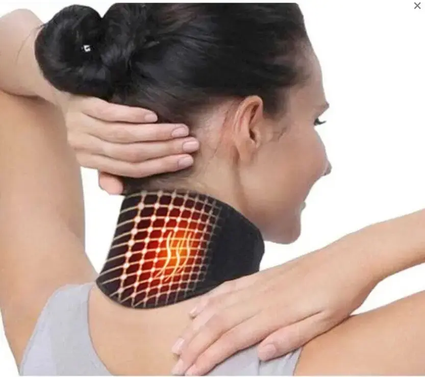 Шийний бандаж з підігрівом, шийний пояс полегшення болю в м'язах шиї - Зображення 2