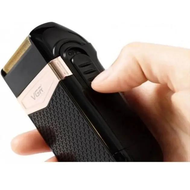 Шейвер VGR V-331 для бритья работа от аккумулятора 50 минут (V-331) - Зображення 4