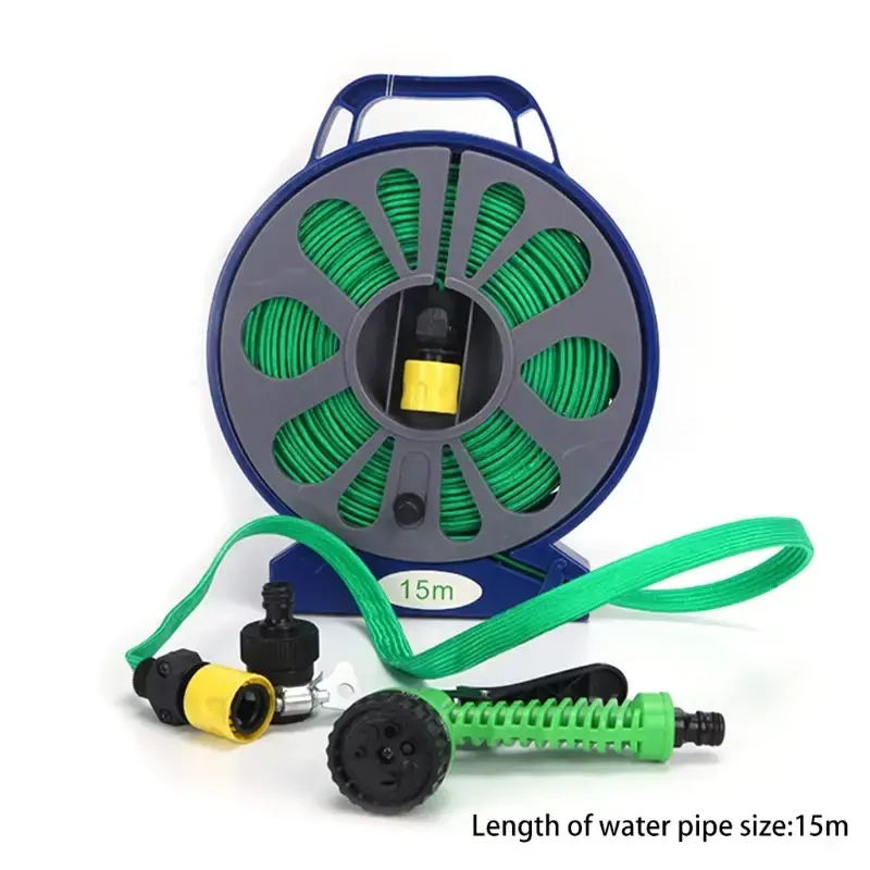 Шланг 15-метровий поливальний з котушкою та розпилювачем BB-4302 | Поливальний набір - Зображення 4