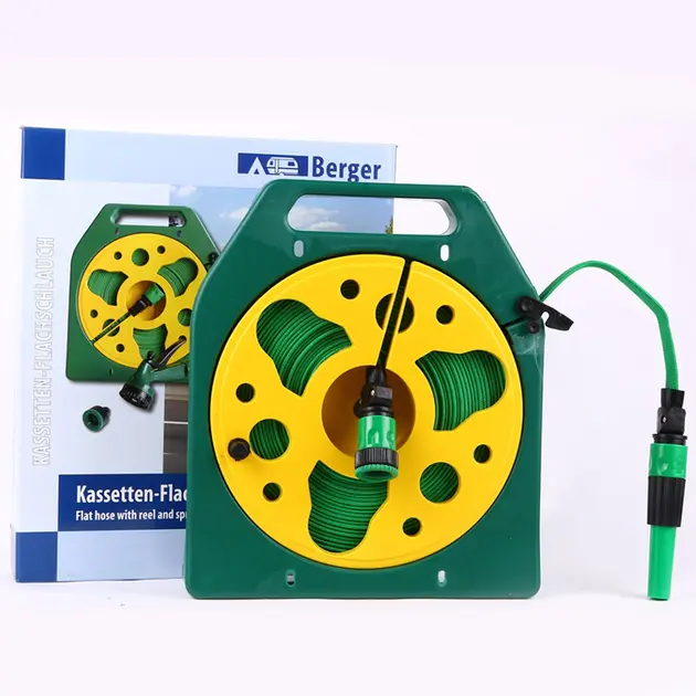 Шланг 20м садовий пвх на котушці в комплекті з пістолетом-розпилювачем на 4 режими - Зображення 3