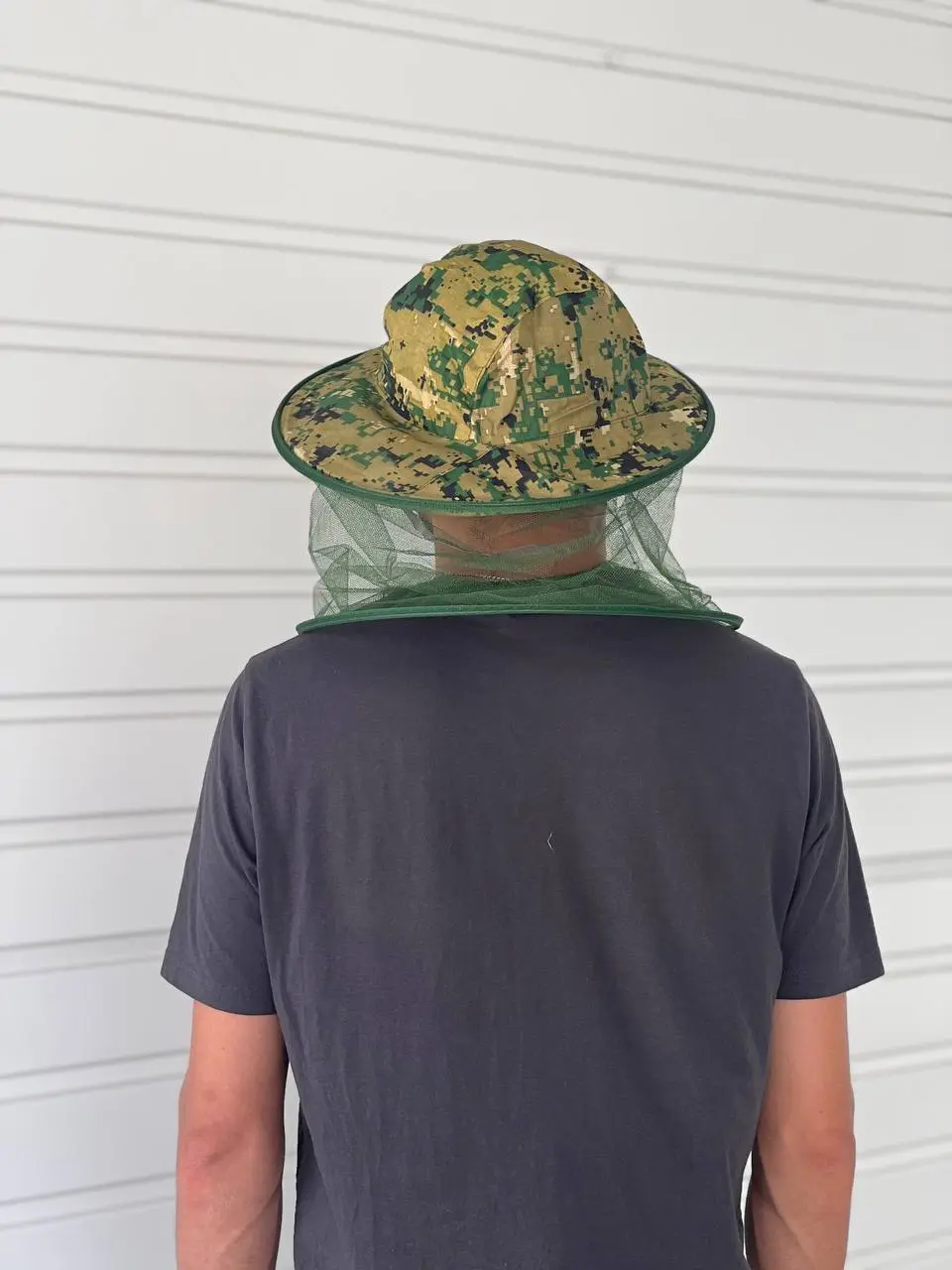 Капелюх антимоскітний камуфляж для полювання риболовлі садівництва / Панама з сіткою для захисту від мошок комарів - Зображення 4