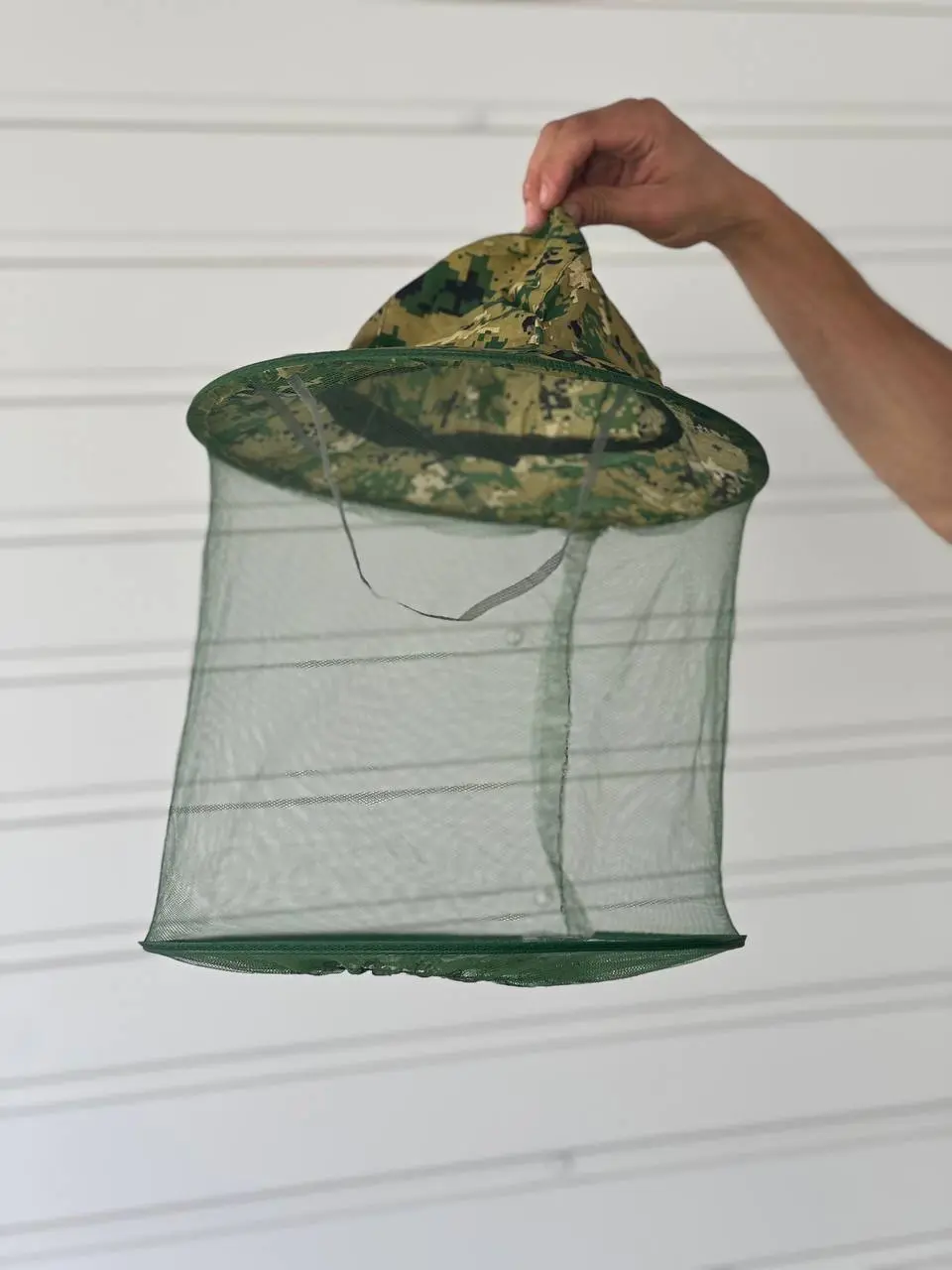 Капелюх антимоскітний камуфляж для полювання риболовлі садівництва / Панама з сіткою для захисту від мошок комарів - Зображення 3