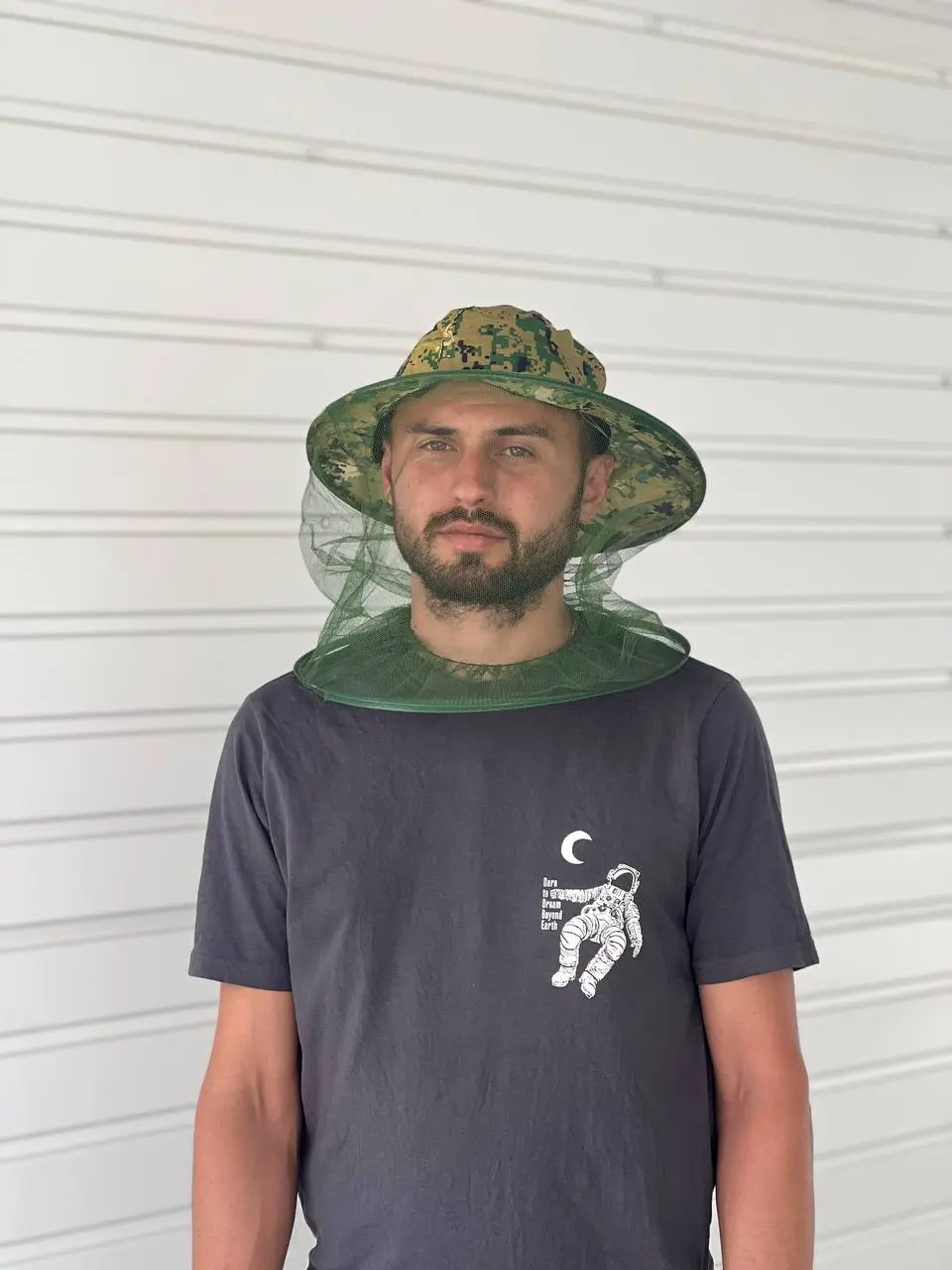 Капелюх антимоскітний камуфляж для полювання риболовлі садівництва / Панама з сіткою для захисту від мошок комарів - Зображення 2