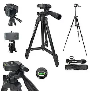 Штатив металевий універсальний для телефону та фотоапарата Tripod 3120 портативний трипод 0,35-1.02м - Зображення 4