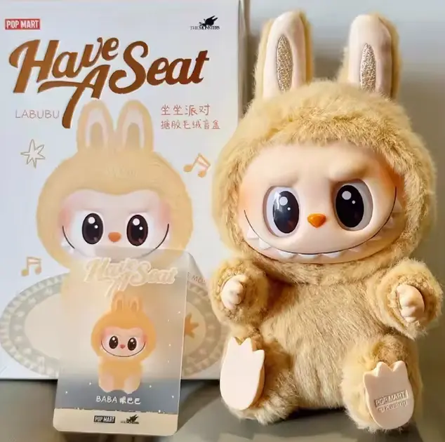 Сюрприз Брелок Labubu "Монстри" Pop Mart Лабубу трендова іграшка плюшева 15см - Зображення 3
