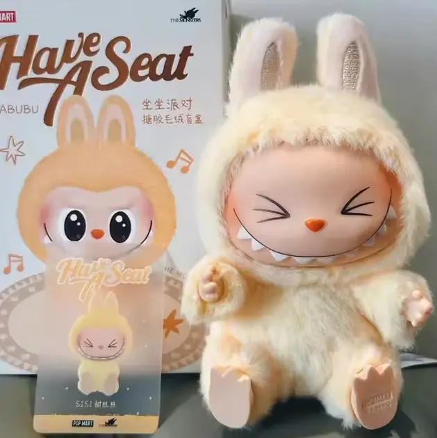 Сюрприз Брелок Labubu "Монстри" Pop Mart Лабубу трендова іграшка плюшева 15см - Зображення 6