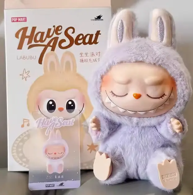 Сюрприз Брелок Labubu "Монстри" Pop Mart Лабубу трендова іграшка плюшева 15см - Зображення 4