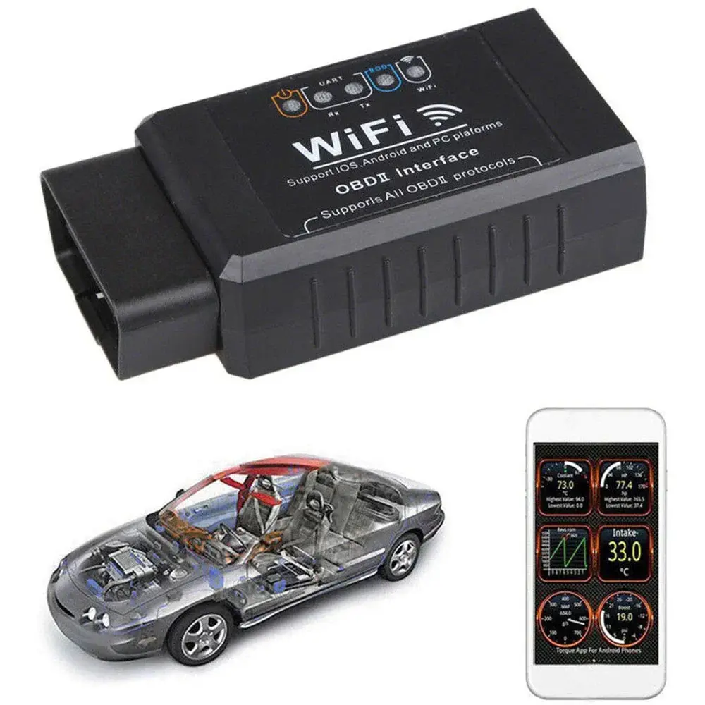 Сканер для діагностики автомобіля OBD2 ELM327 WI-FI - Зображення 3