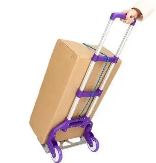 Складний алюмінієвий візок. Ручний візок для перевезення вантажів до 80 кг - Зображення 3