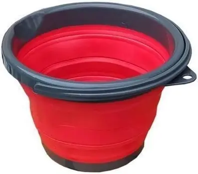 Складане силіконове відро 5л Collapsible Bucket - Зображення 6