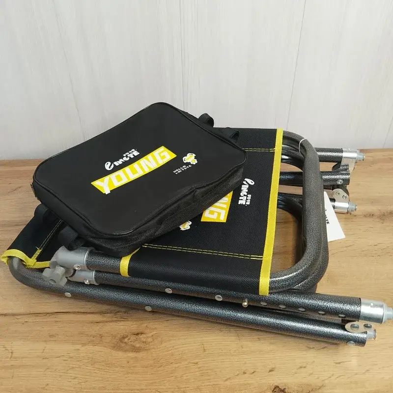 Складаний телескопічний стілець до 150 кг, ven-1252 / Стілець для рибалки / Складне крісло - Зображення 5