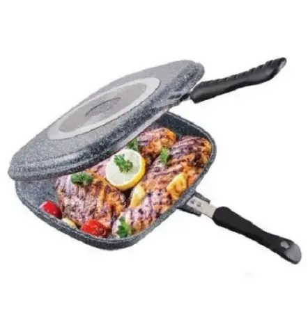 Сковорода двостороння для гриля UNIQUE UN-5182 32см - Зображення 3