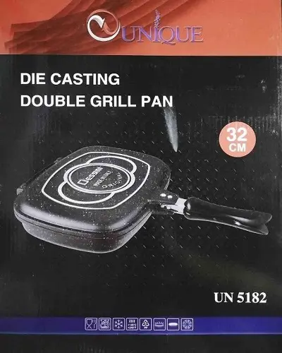 Сковорода двостороння для гриля UNIQUE UN-5182 32см - Зображення 4