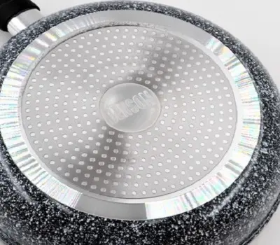 Сковорідка з кришкою Benson BN-492 26см, з мармуровим покриттям - Зображення 2