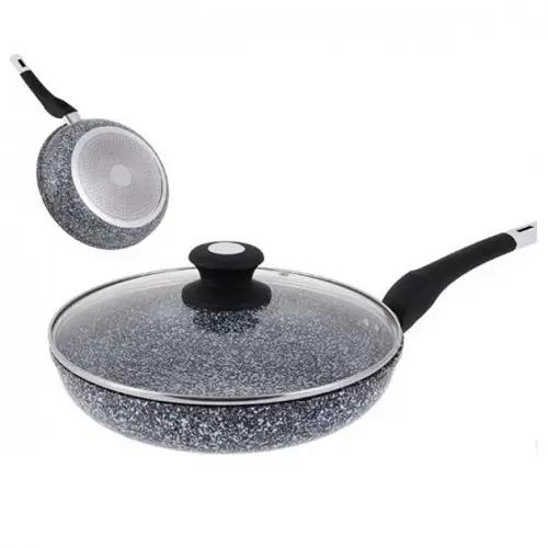 Сковорода з кришкою UNIQUE UN-5118 30 см - Зображення 2