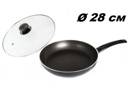 Сковорода UNIQUE UN-5166 28см із кришкою - Зображення 4