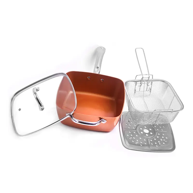 Сковорідка з фритюрницею Square PAN Ampowar 24 см - Зображення 3