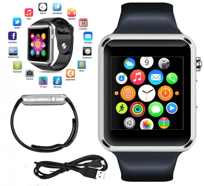 Смарт-годинник Smart Watch A1 Original Black - Зображення 3