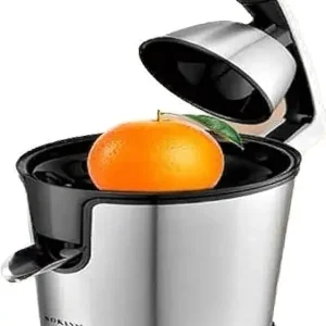Соковитискач для цитрусових Sokany з нержавіючої сталі 400 мл 350 Вт JE-651E сріблясто-чорна