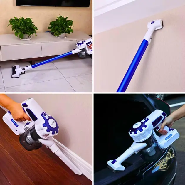 Сучасний бездротовий пилосос із підсвічуванням Rainberg RB-2301 Потужний акумуляторний пилосос без мішка - Зображення 3