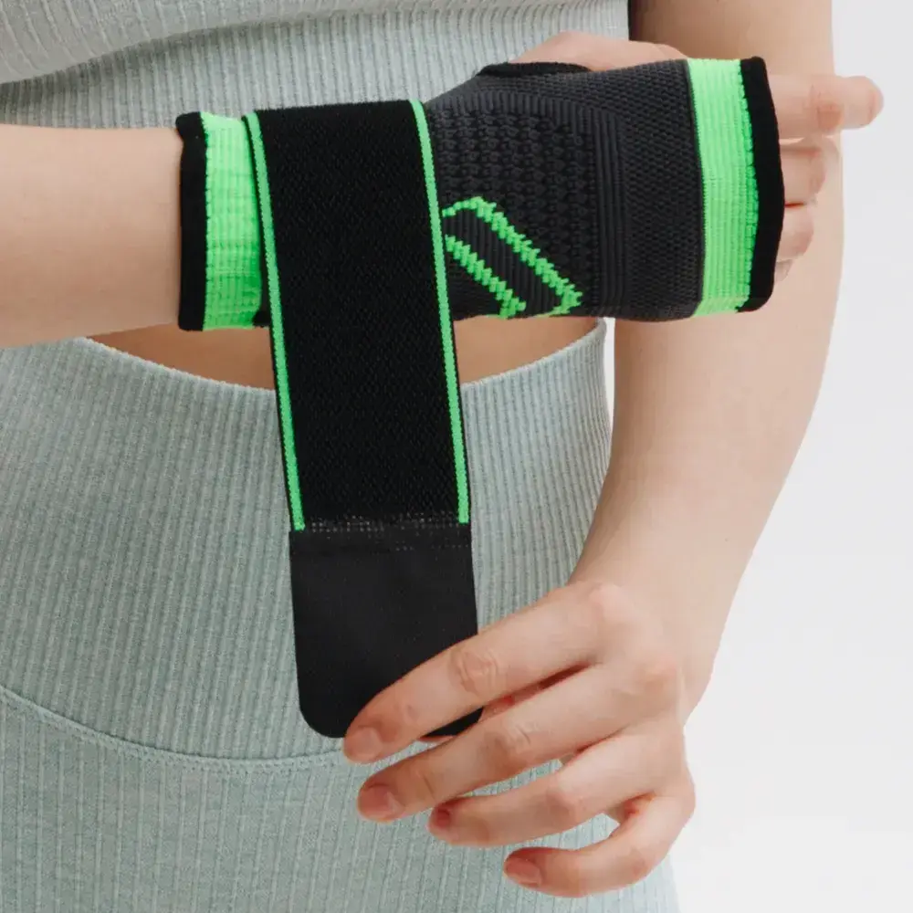 Спортивний бандаж кистового суглоба Wrist Support Sibote 9136 естетичний ортез бинт на кисть - Зображення 5