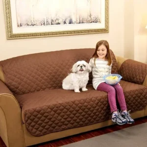 Стьобане покривало-накидка на диван двостороннє Couch Coat