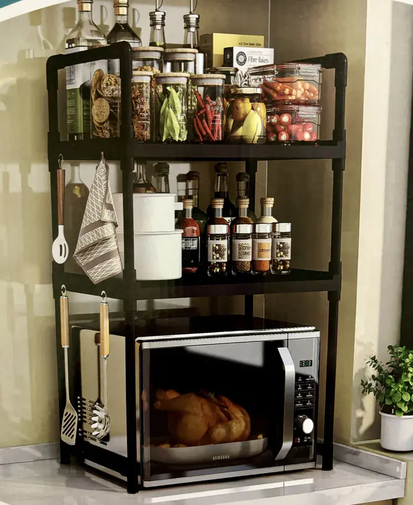 Стелаж, полиця над мікрохвильовою піччю 48х26х71 см - Зображення 2