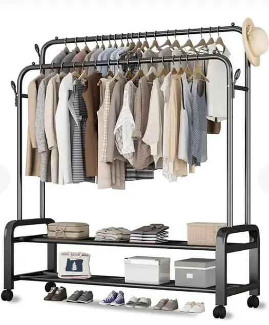 Стійка-вішалка для одягу та взуття подвійна Multipurpose Hanger - Зображення 5