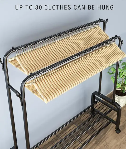 Стійка-вішалка для одягу та взуття подвійна Multipurpose Hanger - Зображення 7
