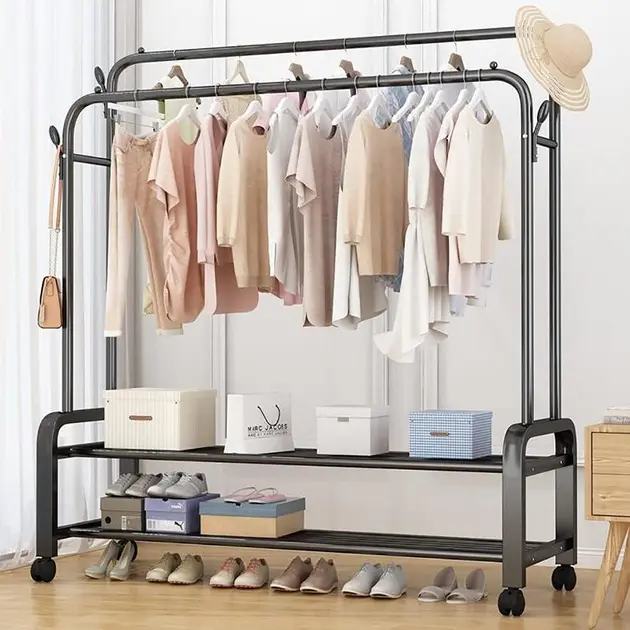 Стійка-вішалка для одягу та взуття подвійна Multipurpose Hanger - Зображення 4