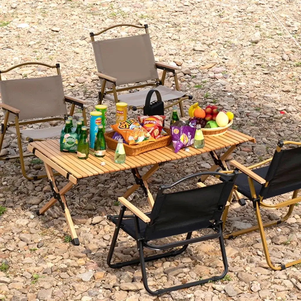 Стілець STD-05 складаний, метал+тканина В760*Ш500*Д510мм бежевий - Зображення 7