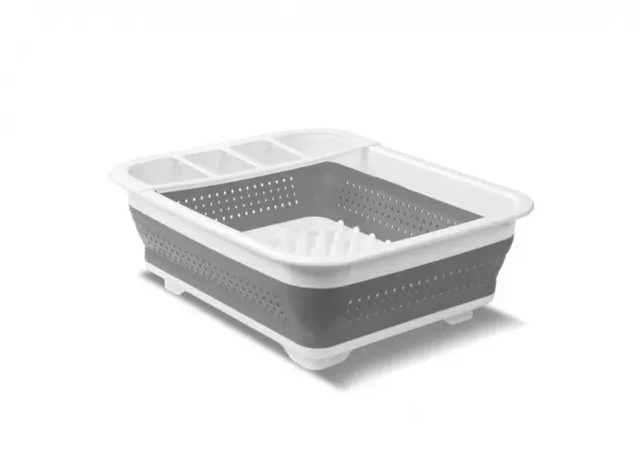 Сушка силіконова для посуду Benson BN-090 складна кухонна сушарка для посуду Бенсон, Бенсон - Зображення 6