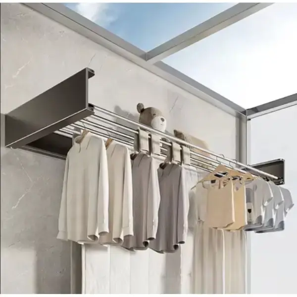 Сушарка для настінної білизни 100*50см TM-Y100 - Зображення 3