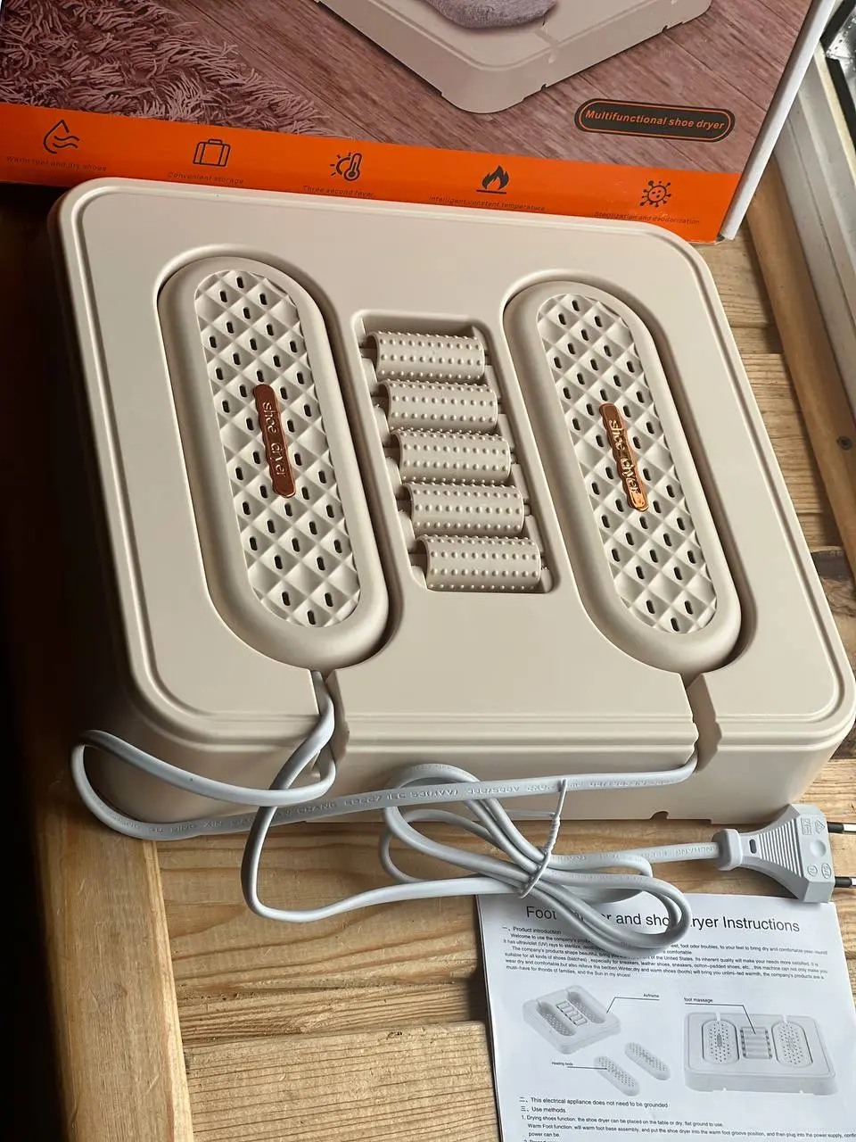 Сушарка для взуття + грілка + масажер для ніг «3 в 1» - Зображення 2